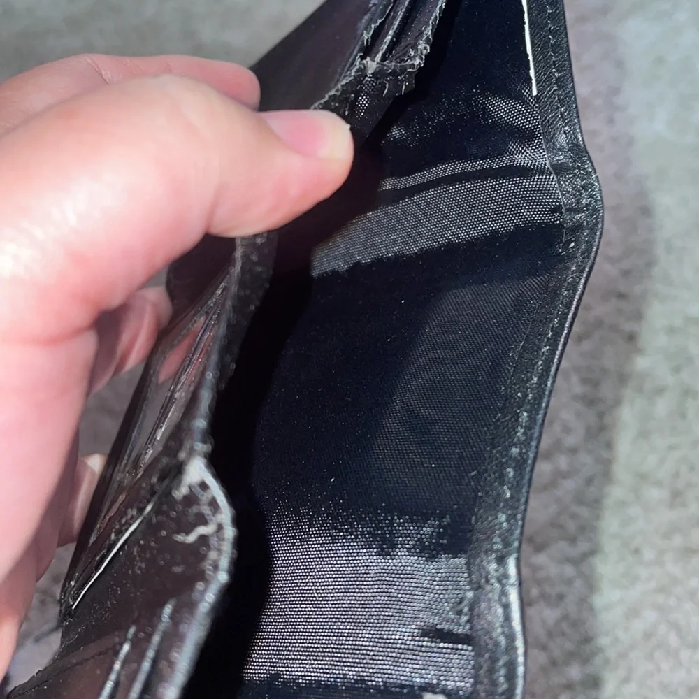 Dockers black out folded wallet with cc slots new